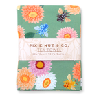 Australian Tea Towel - Strawflower & Native Bees