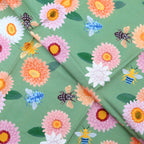 Australian Tea Towel - Strawflower & Native Bees