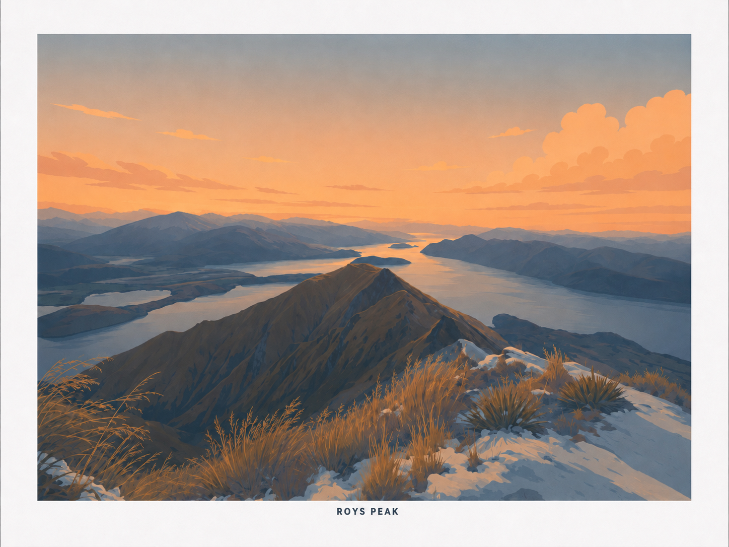 Roys Peak Print